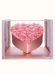 Marveled Enchanted Heart Rose Gold Box